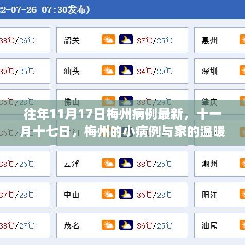 往年11月17日梅州病例最新動態(tài)，小病例與家的溫暖故事