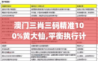 澳門三肖三碼精準(zhǔn)100%黃大仙,平衡執(zhí)行計(jì)劃實(shí)施_UIO1.34.69創(chuàng)意版