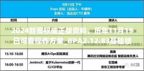 2024新奧權(quán)威正版資料，歷年11月19日可靠操作方案_BPA2.12.83基礎(chǔ)版