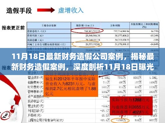 揭秘最新財(cái)務(wù)造假案例，深度剖析企業(yè)財(cái)務(wù)欺詐行為曝光紀(jì)實(shí)（11月18日最新）