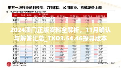 2024澳門(mén)正版資料全解析，11月確認(rèn)與解答匯總_TXO3.54.46探尋版本