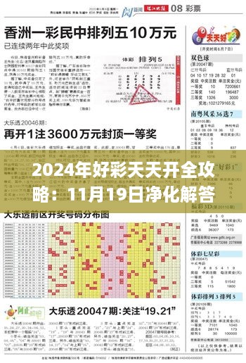 2024年好彩天天開全攻略：11月19日凈化解答及落實(shí)說明_ZUH6.55.58遠(yuǎn)光版