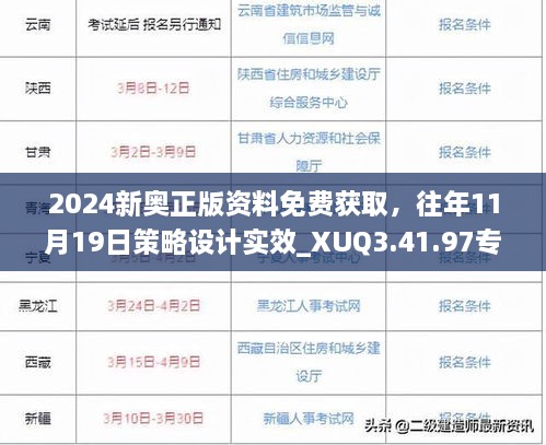 2024新奧正版資料免費獲取，往年11月19日策略設計實效_XUQ3.41.97專屬版