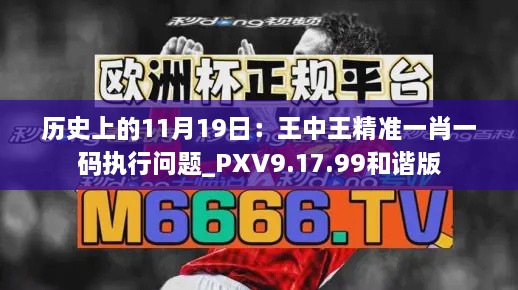 歷史上的11月19日：王中王精準(zhǔn)一肖一碼執(zhí)行問題_PXV9.17.99和諧版