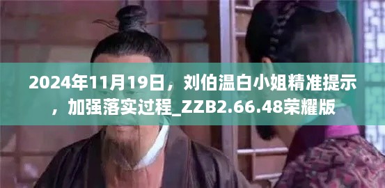 2024年11月19日，劉伯溫白小姐精準(zhǔn)提示，加強落實過程_ZZB2.66.48榮耀版