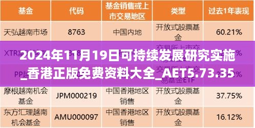 2024年11月19日可持續(xù)發(fā)展研究實(shí)施_香港正版免費(fèi)資料大全_AET5.73.35版本