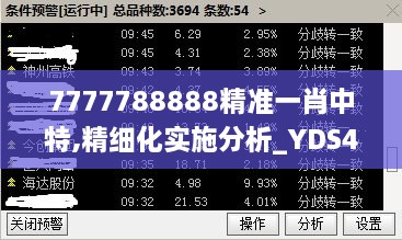 7777788888精準(zhǔn)一肖中特,精細(xì)化實施分析_YDS43.521妹妹版