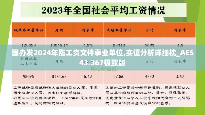 國(guó)辦發(fā)2024年漲工資文件事業(yè)單位,實(shí)證分析詳細(xì)枕_AES43.367極致版