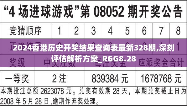 2024香港歷史開獎結果查詢表最新328期,深刻評估解析方案_RGG8.28