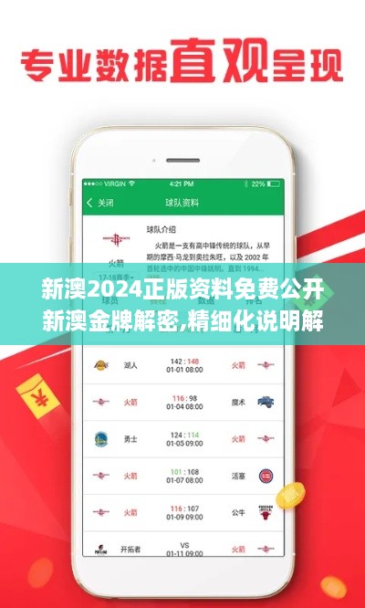 新澳2024正版資料免費(fèi)公開(kāi)新澳金牌解密,精細(xì)化說(shuō)明解析_安全版ZNV1.19