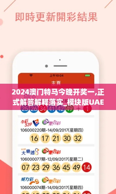 2024澳門特馬今晚開獎(jiǎng)一,正式解答解釋落實(shí)_模塊版UAE5.56