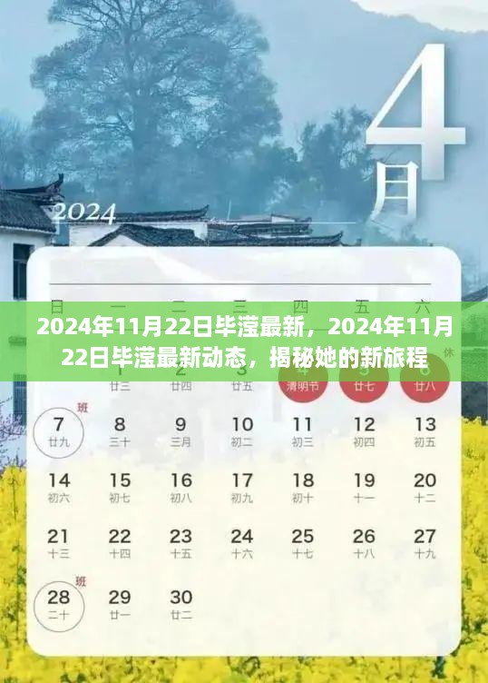 揭秘畢瀅2024年最新動態(tài)，新旅程的獨家揭秘