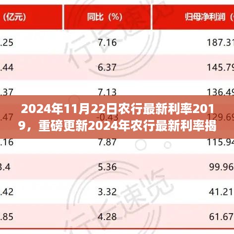 揭秘2024年農(nóng)行最新利率，理財規(guī)劃新篇章開啟！