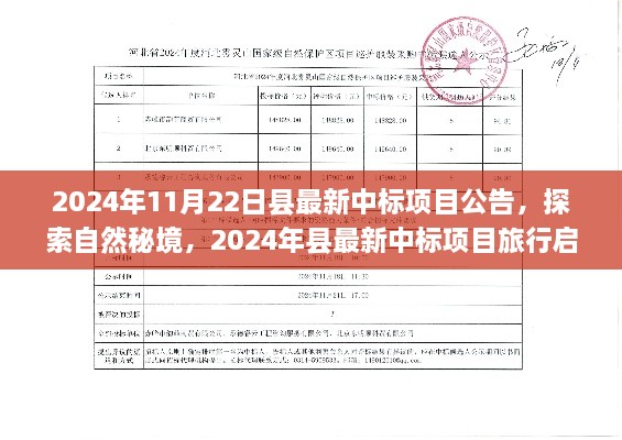 探索自然秘境，縣最新中標項目旅行啟程公告（2024年）