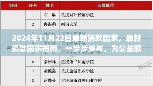 2024年11月最新版捐款指南，如何一步步參與公益貢獻力量