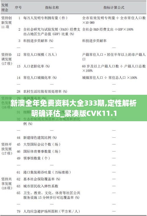 新澳全年免費(fèi)資料大全333期,定性解析明確評(píng)估_緊湊版CVK11.1