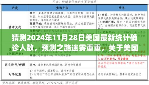 迷霧中的預(yù)測，美國未來確診人數(shù)探討與2024年11月28日猜測數(shù)據(jù)