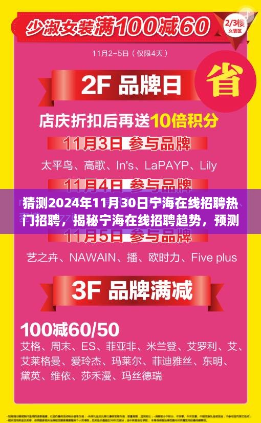 猜測(cè)2024年11月30日寧海在線招聘熱門(mén)招聘，揭秘寧海在線招聘趨勢(shì)，預(yù)測(cè)2024年熱門(mén)職位與人才需求