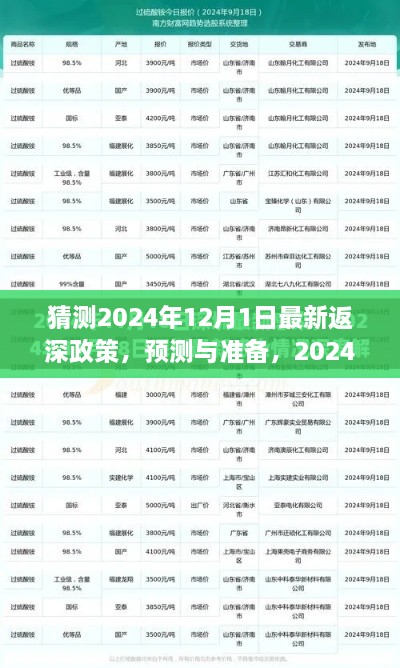 2024年返深政策最新預測與準備指南，步驟詳解及猜測