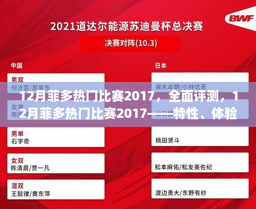 全面評測，菲多熱門比賽2017——特性、體驗、競爭分析與用戶群體深度剖析