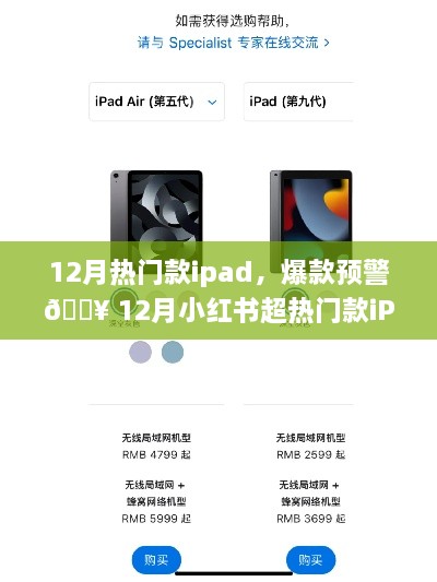 12月小紅書超熱門款iPad選購指南，爆款預警??