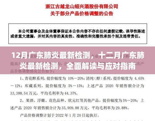 12月廣東肺炎最新檢測，十二月廣東肺炎最新檢測，全面解讀與應(yīng)對指南