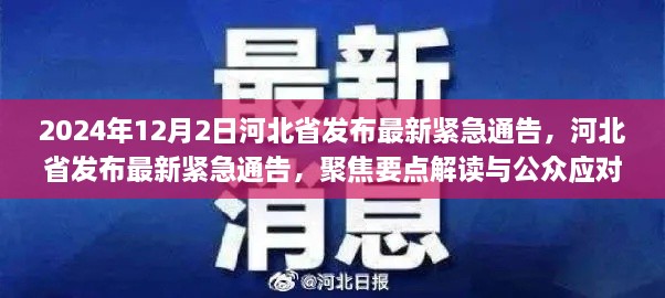 河北省最新緊急通告解讀與公眾應(yīng)對(duì)指南，聚焦要點(diǎn)解讀