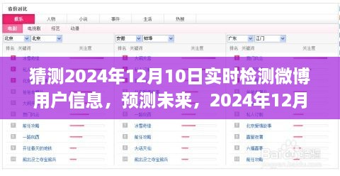 2024年12月10日微博用戶信息實(shí)時檢測探析，預(yù)測未來的深度洞察
