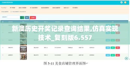新澳歷史開獎記錄查詢結(jié)果,仿真實現(xiàn)技術(shù)_復刻版6.557