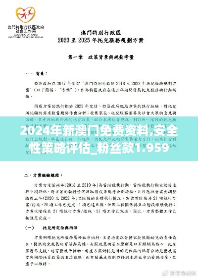 2024年新澳門免費資料,安全性策略評估_粉絲款1.959