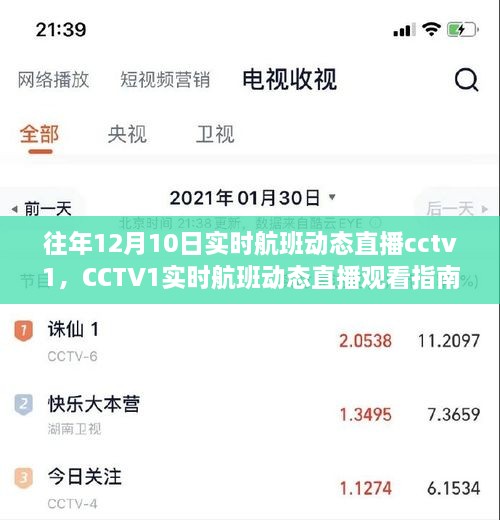 CCTV1實(shí)時航班動態(tài)直播指南，輕松追蹤航班動態(tài)，初學(xué)者友好教程
