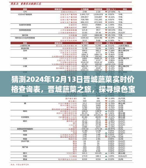 晉城蔬菜價(jià)格預(yù)測與綠色寶藏探尋之旅，心靈之旅啟程于2024年12月13日