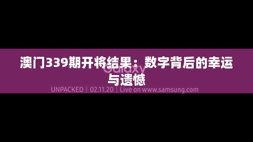 澳門339期開將結(jié)果：數(shù)字背后的幸運與遺憾