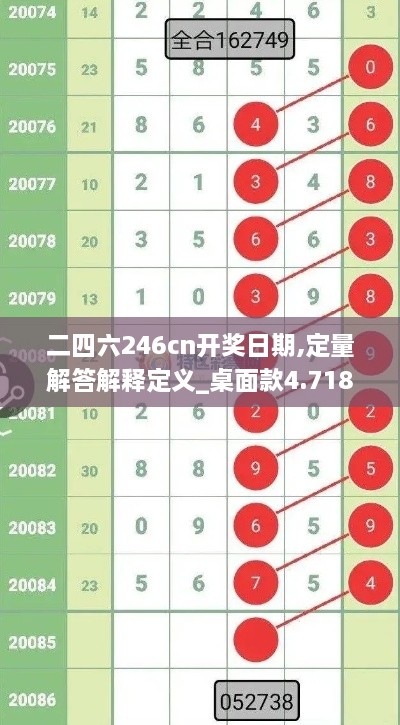 二四六246cn開獎(jiǎng)日期,定量解答解釋定義_桌面款4.718