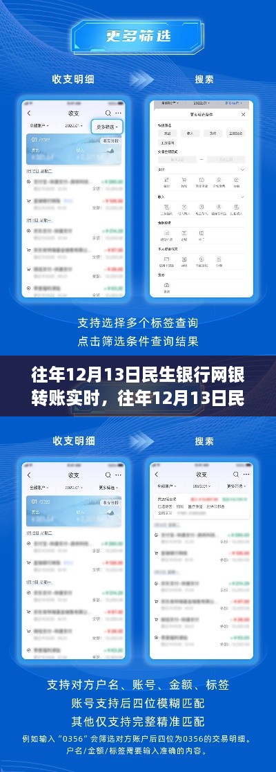 民生銀行網(wǎng)銀轉(zhuǎn)賬實(shí)時(shí)體驗(yàn)，探討往年1月13日的轉(zhuǎn)賬實(shí)時(shí)性及優(yōu)化探討