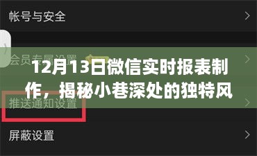 揭秘小巷深處的獨(dú)特風(fēng)味，特色小店的微信實(shí)時(shí)報(bào)表制作之旅揭秘日?qǐng)?bào)表背后的故事