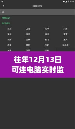 歷年12月13日精選，可連電腦實時監(jiān)視相機全解析與功能展示