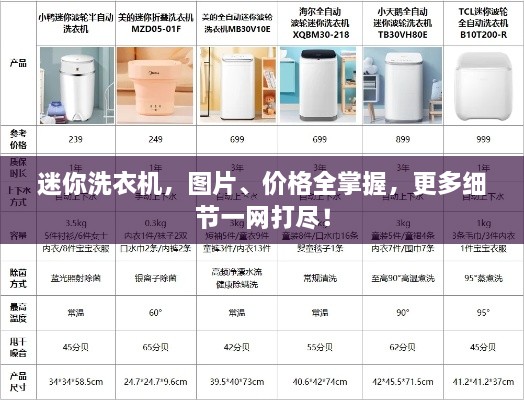 迷你洗衣機，圖片、價格全掌握，更多細節(jié)一網(wǎng)打盡！