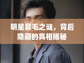 明星鼻毛之謎，背后隱藏的真相揭秘