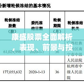 康盛股票全面解析，表現(xiàn)、前景與投資考量指南