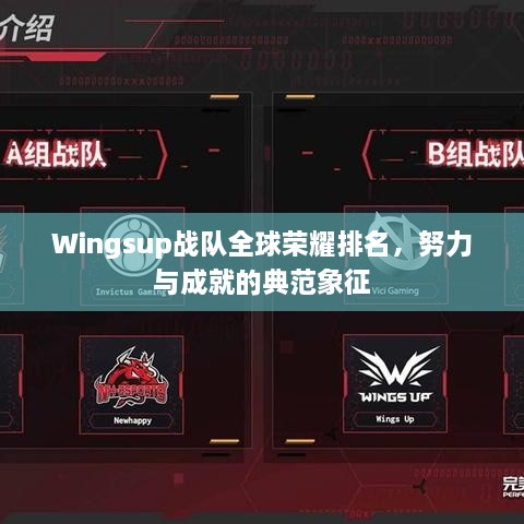 Wingsup戰(zhàn)隊全球榮耀排名，努力與成就的典范象征