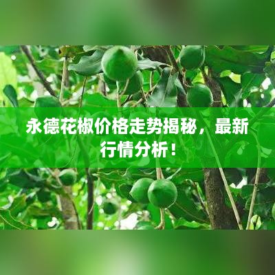 永德花椒價(jià)格走勢(shì)揭秘，最新行情分析！